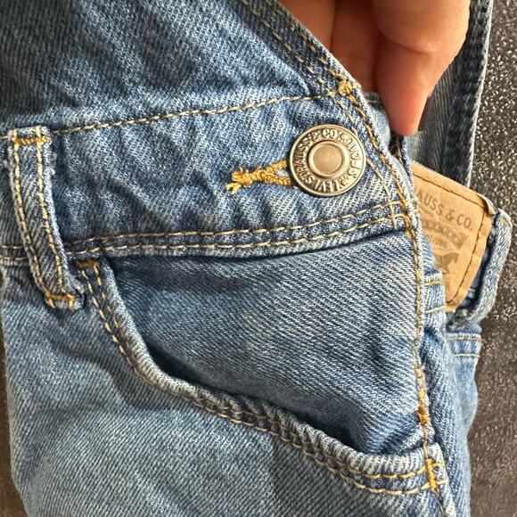Levi's Denim Shortalls, VGUC, Sz XS (5/6) (5A) - Picture 5 of 8